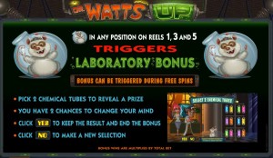 Minihra automatu Dr. Watts Up online zdarma 