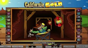 Obrázek z automatové hry California Gold online zdarma 