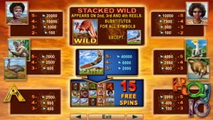 Herní casino automat Kangaroo Land bez nutnosti vkladu