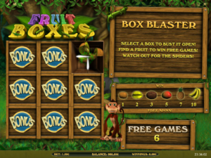 Online casino automat zdarma Fruit Bosex - bonusová hra 