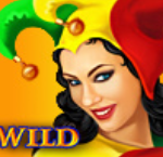 Wild symbol z kasino automat Lady Joker 