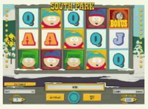 Animovaný výherní automat South Park