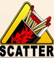 Scatter symbol z online hracího automatu Firestarter