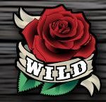 Wild symbol z výherního automatu Pistols and Roses