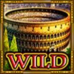 Wild symbol z online automatu Legendary Rome 