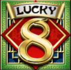 Symbol scatter z automatu Lucky 8