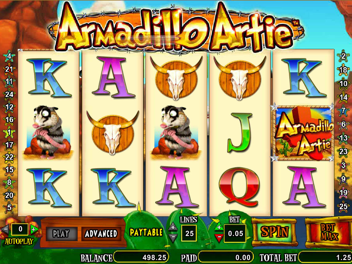 Игровой Автомат Armadillo Artie Бесплатно