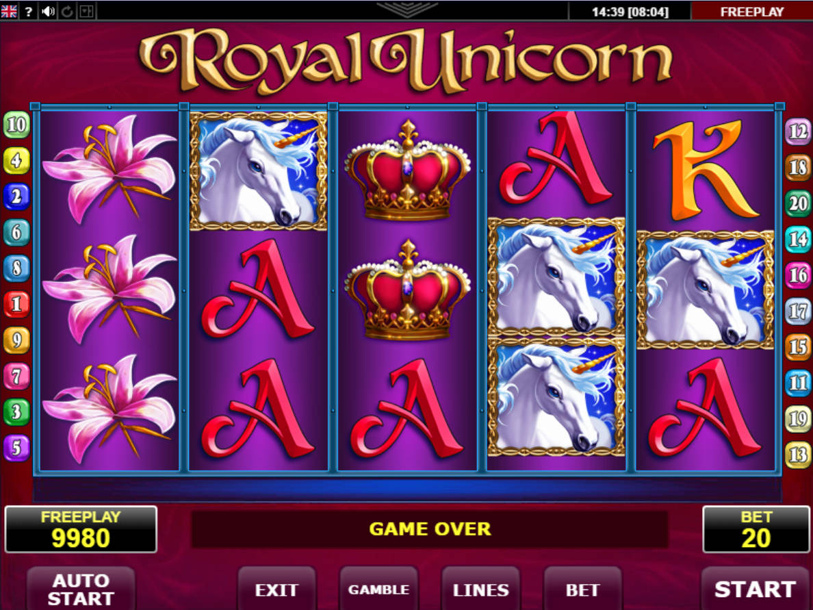 enchanted unicorn игровой автомат